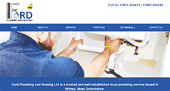 Desktop Screenshot of fordplumbingandheating.net